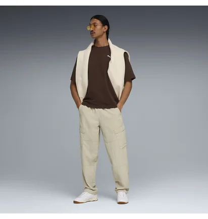 Штаны мужские Puma Wardrobe Ess Relaxed Beige 629653-61