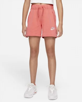 Шорты детские Nike Big Kids (Girls) French Terry Shorts Pink Da1405-603
