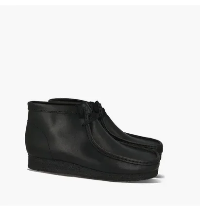 Ботинки мужские Clarks Wallabee Boot Black 26155512