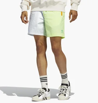 Шорты мужские Adidas Blocked Woven Shorts Light Blue/Green Hc2142