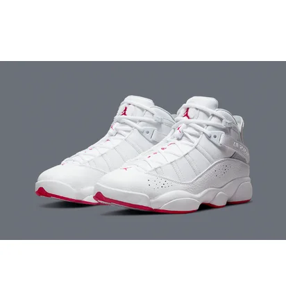 Кроссовки мужские Air Jordan 6 Rings White 322992-116