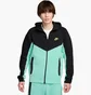Толстовка мужская Nike Sportswear Tech Fleece Windrunner Black/Turquoise HF4432-349