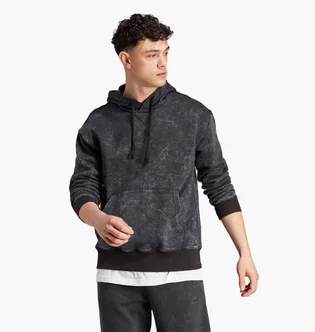 Худи мужское Adidas All Szn Garment-Wash Black IJ6929
