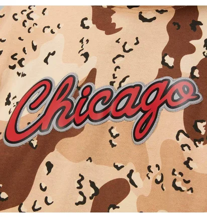 Худи мужское MITCHELL & NESS Nba Camo Reflective Hoodie Chicago Bulls Camo FPHD1114-CBUYYPPPCAMO