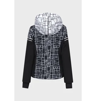 Куртка женская Cmp Jacket Fix Hood Black/White 31W0076-15Zh