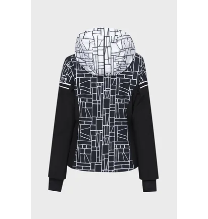 Куртка женская Cmp Jacket Fix Hood Black/White 31W0076-15Zh