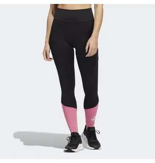 Лосины женские Adidas Designed 2 Move Big Logo Sport Tights Black Gt0172
