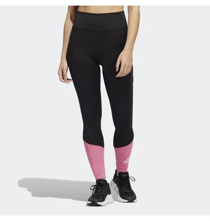 Лосины женские Adidas Designed 2 Move Big Logo Sport Tights Black Gt0172