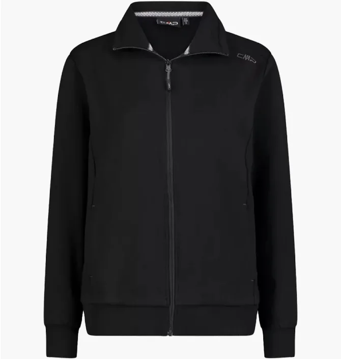 Куртка жіноча CMP Jacket Stretch Brushed Fleece Black 31D4266-U901
