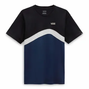 Футболка чоловіча Vans Sidestripe Black/Blue VN0007FULKV