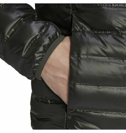 Пуховик мужской Adidas Varilite Hooded Down Jacket Green GE7789