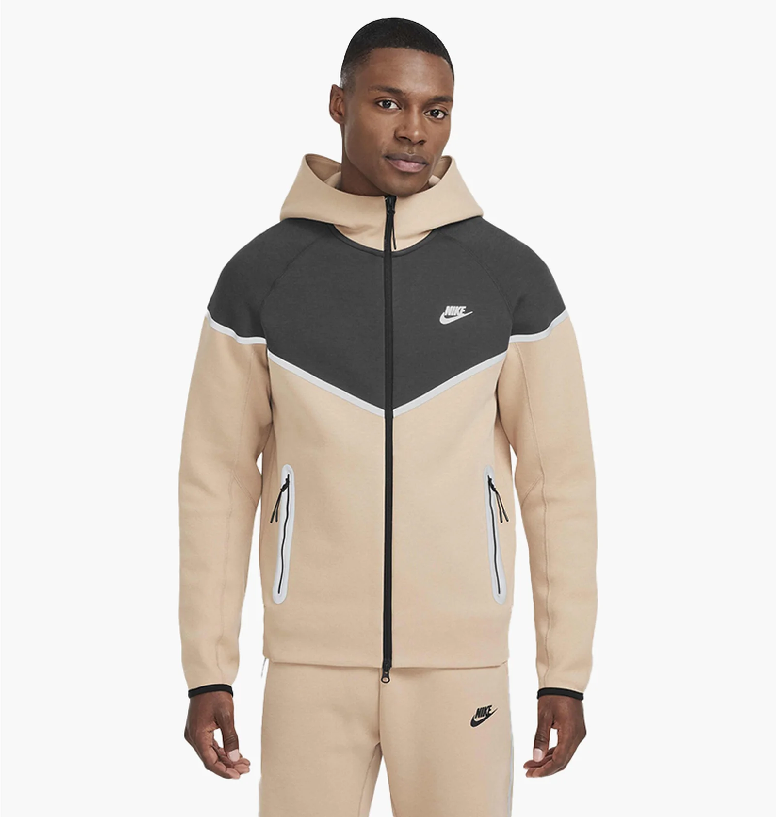 メンズウェア 113 GOLF BATTING TRACK (beige) Ветровка мужская