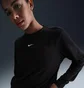 Свитшот женский Nike One Dri-Fit Crew Hbr Tt Black IB1450-010