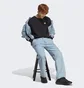 Свитшот мужской Adidas Essentials French Terry 3-Stripes Sweatshirt Black Ic9317