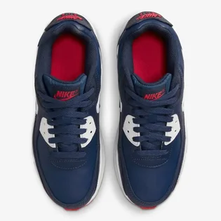Кросівки дитячі Nike Air Max 90 Leather Obsidian Track Red Blue DV3607-400