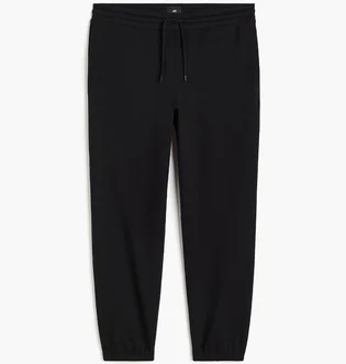 Брюки мужские H&M Relaxed Fit Sweatpants Black 1012056001