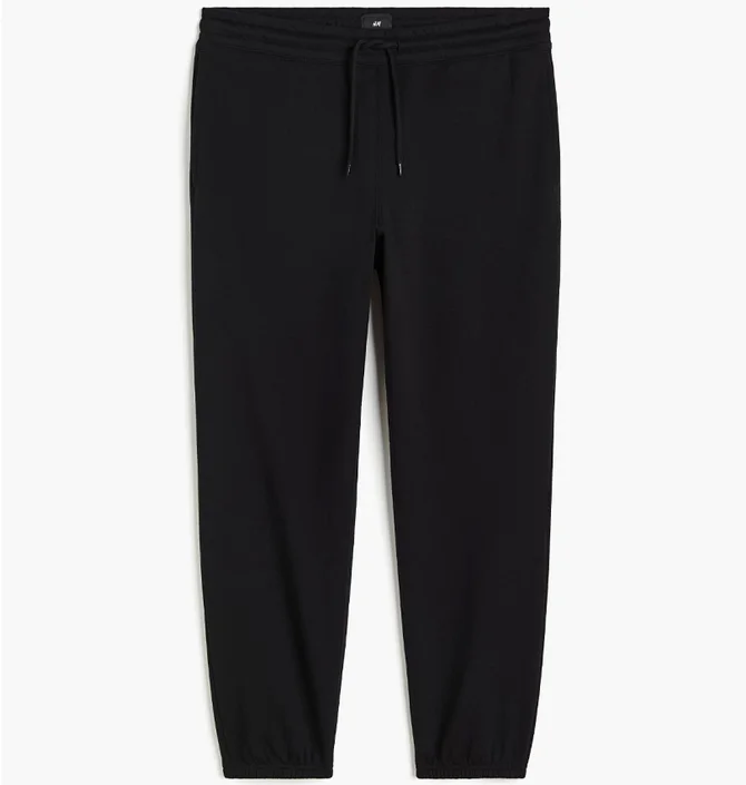 Штани чоловічі H&M Relaxed Fit Sweatpants Black 1012056001