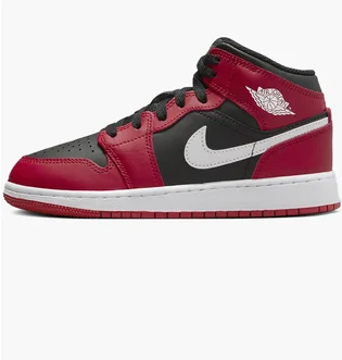 Кросівки дитячі Air Jordan 1 Mid Gs Red/Black DQ8423-061