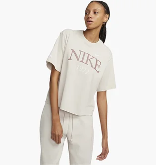 Футболка женская Nike Sportswear Classic T-Shirt Beige FQ6600-104
