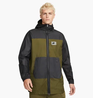 Куртка мужская Nike Sportswear Woven Jacket Black/Olive Dx1662-326