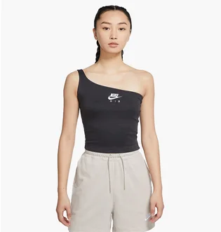 Топ женский Nike Sportswear Air Asymmetrical Tank Top Black Dd5435-070