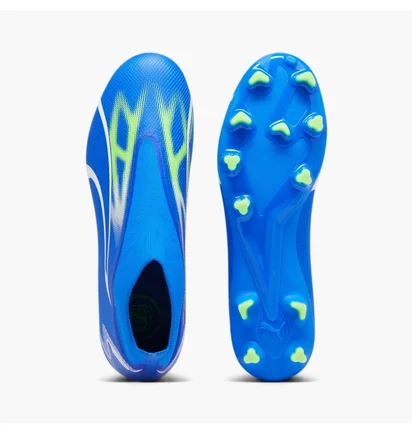 Бутсы унисекс Puma Ultra Match+ Ll Fg/Ag Blue 107511-03
