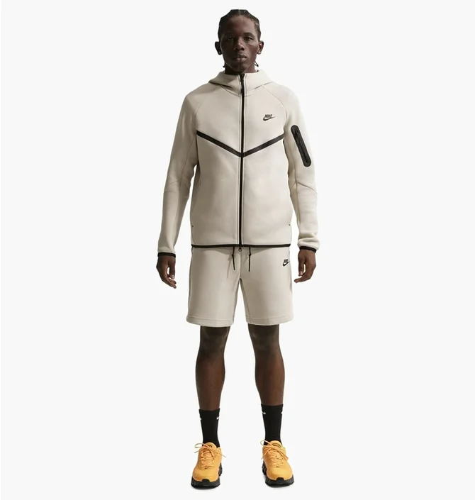 Кофта чоловіча Nike M Nk Tch Flc Fz Wr Hoodie Beige HV0949-236