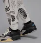 Спортивный костюм мужской Air Jordan Ess Aop Flc Po White HM7254-133__HM7257-133