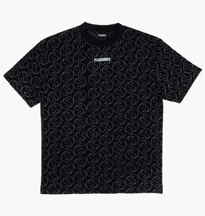 Футболка чоловіча Pleasures Ying Heavyweight Black P21SU021-BLACK