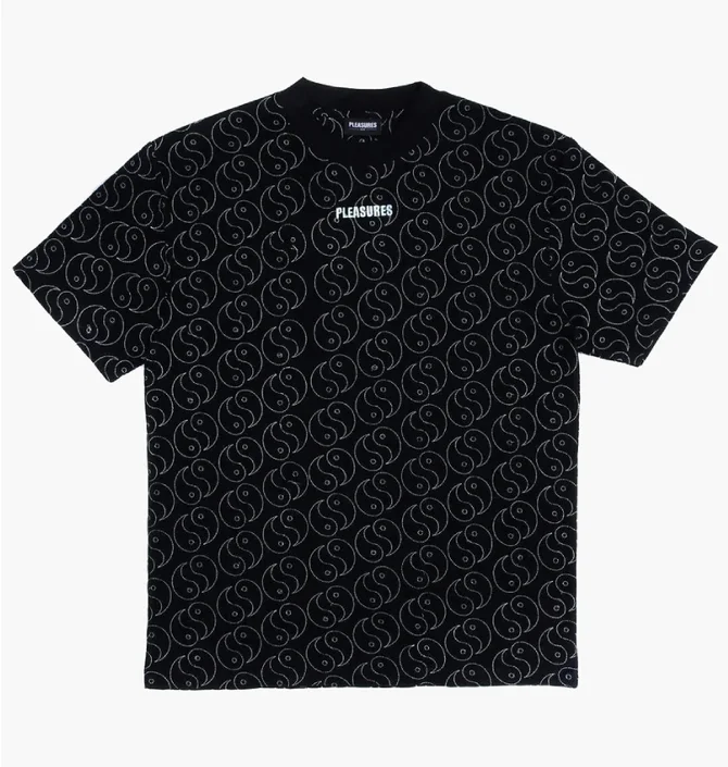 Футболка чоловіча Pleasures Ying Heavyweight Black P21SU021-BLACK