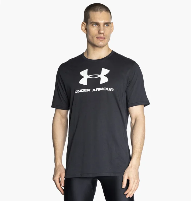 Футболка чоловіча Under Armour Sportstyle Logo Black 1329590-001