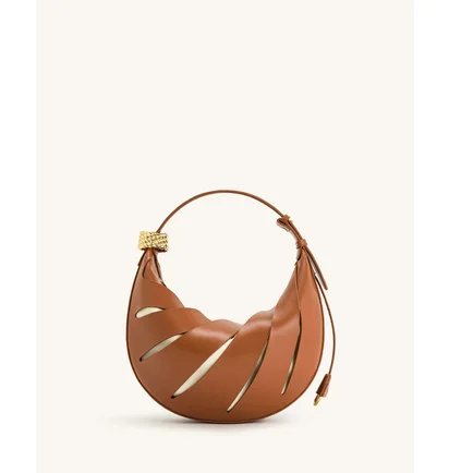 Сумка жіноча JW PEI Jana Hollow Out Shoulder Bag Brown BB2023BG78417JWP