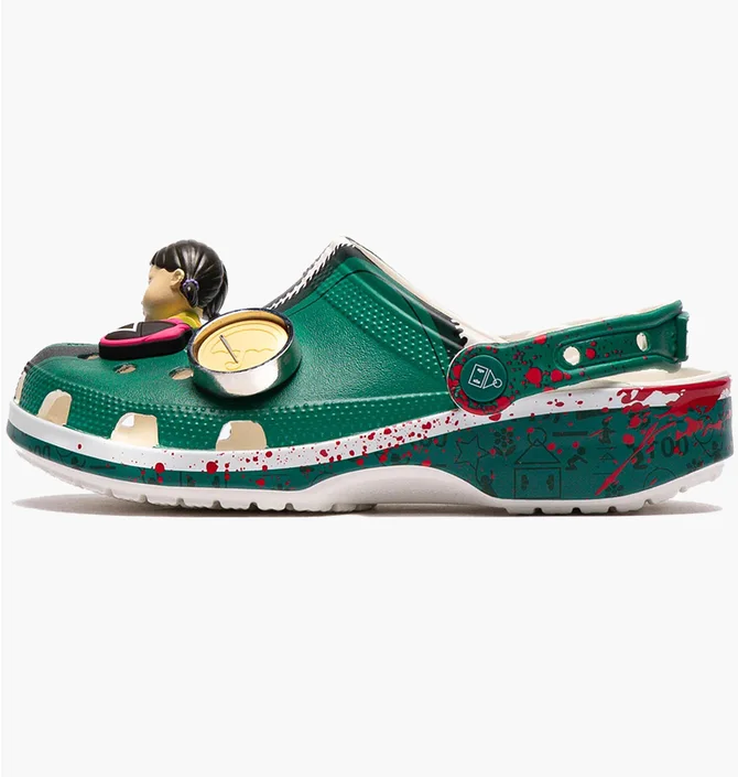 Сандали унисекс CROCS Squid Game Clog Green 210224-90H