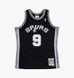 Майка чоловіча Mitchell & Ness Nba Swingman Jersey San Antonio Spurs 2001-02 Tony Parker Black SMJYLG19018-SASBLCK01TPA