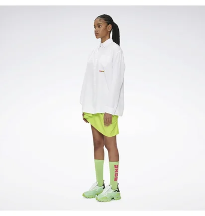 Рубашка унисекс Reebok Pyer Moss Draped Button-Down Shirt White He8136