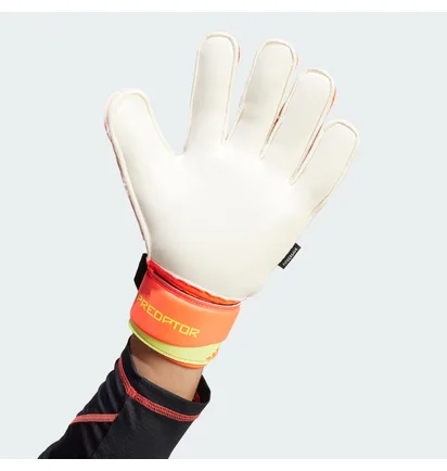 Перчатки вратарские унисекс Adidas Predator Mtc Fs Black/Orange IQ4037