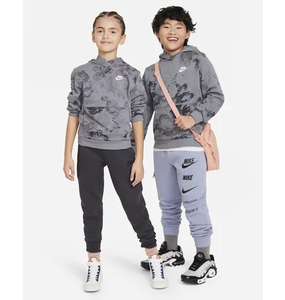 Худі дитяче Nike K Nsw Club Ft Hdy Wash Aop Grey FN8737-084