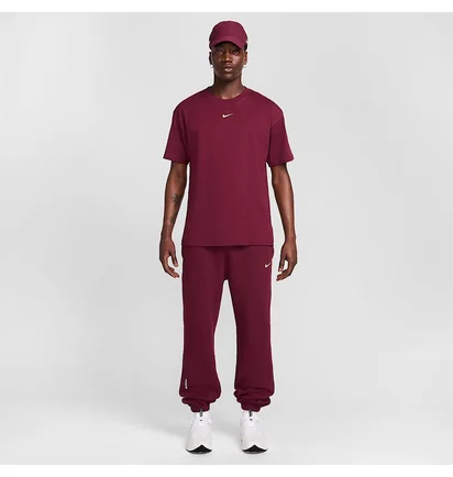 Футболка унісекс Nike Nocta Cs Short-Sleeve Tee Bordo HM5774-638