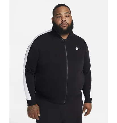 Толстовка мужская Nike Sportswear Club Brushed-Back Jacket Black DD7010-010