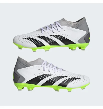 Бутси унісекс Adidas Predator Accuracy.3 Firm Ground Cleats White/Grey GZ0024