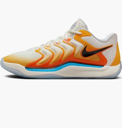 Кросівки унісекс Nike Kd 17 White/Orange FJ9487-700