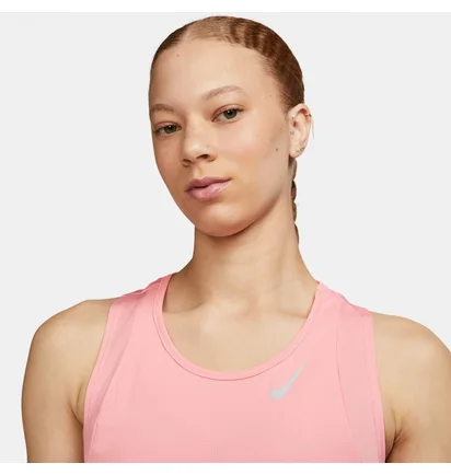 Майка женская Nike W Fast Df Crop Tank Pink DD5921-611