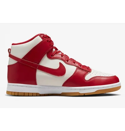 Кроссовки женские Nike Dunk High Beige/Red DD1869-114