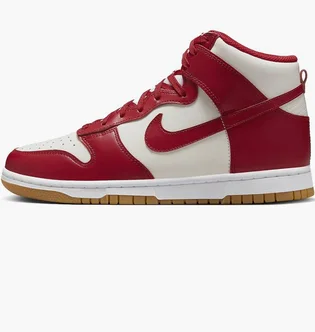 Кросівки жіночі Nike Dunk High Beige/Red DD1869-114