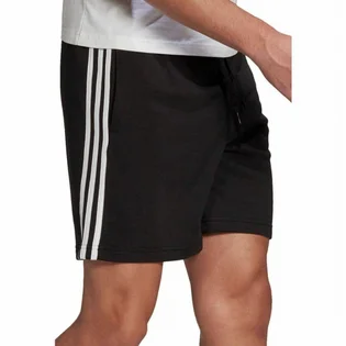 Шорты мужские Adidas Essentials French Terry 3 Stripes Shorts Black GK9597