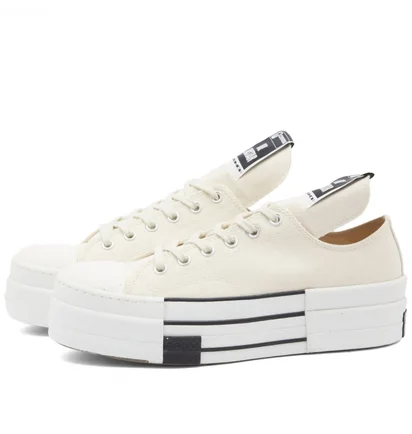 Кеди чоловічі Converse X Rick Owens Dbl Drkstar Ox Beige A04955C