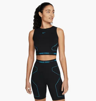 Топ женский Nike Pro Dri-Fit Black Dm7685-010