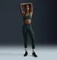 Лосины женские Nike One High-Waisted 7/8 Leggings Green FV9620-338