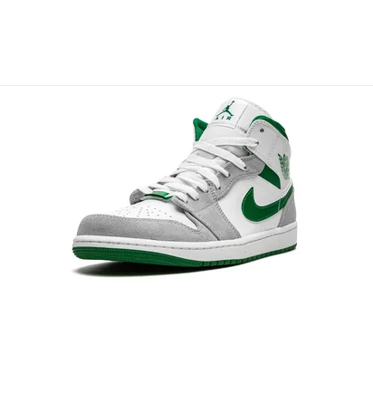 Кросівки чоловічі Air Jordan 1 Mid Se White/Grey DC7294-103