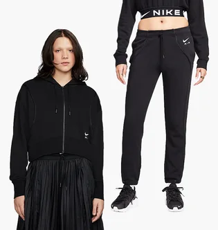 Спортивний костюм унісекс Nike Nsw Air Flc Black DQ6579-010__DQ6563-010